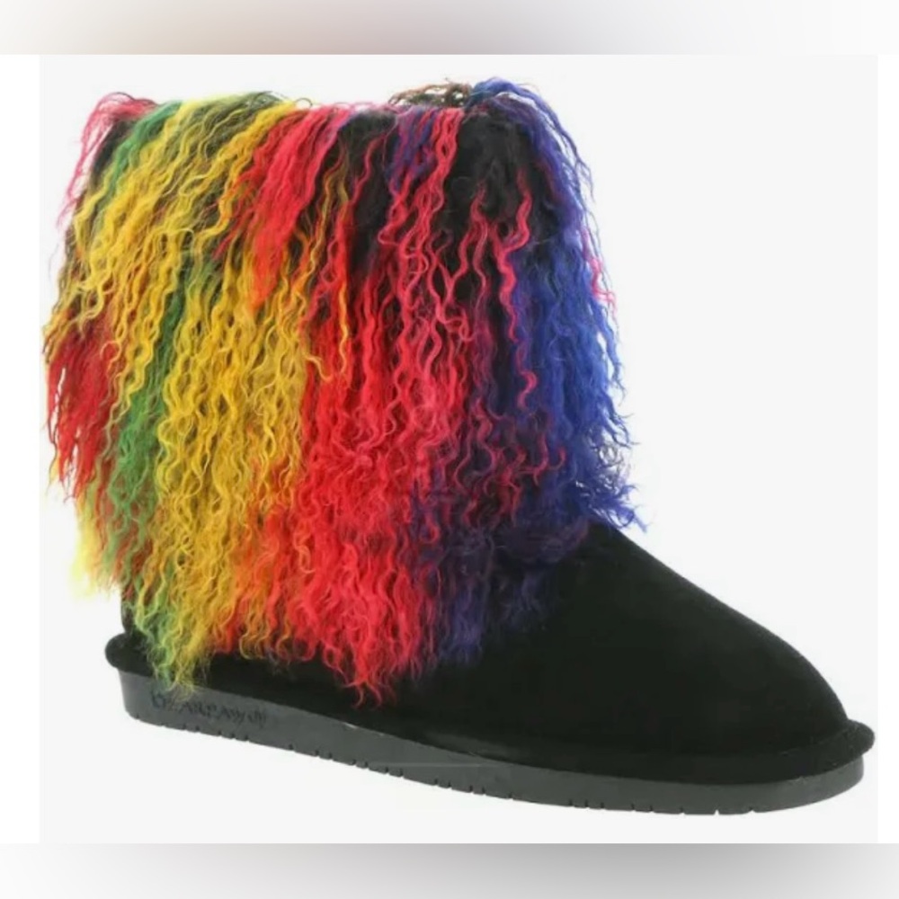 BearPaw Boo Colorful Fur Women's Boots